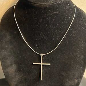 Sterling Silver Cross Pendant Necklace